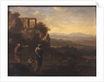 The Banishment of Hagar and Ishmael by Cornelis van Poelenburgh or Poelenburch