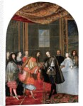 The Meeting Between Kings Philip IV and Louis XIV on Pheasant Island by Adam Frans van der Meulen
