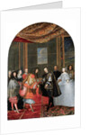 The Meeting Between Kings Philip IV and Louis XIV on Pheasant Island by Adam Frans van der Meulen