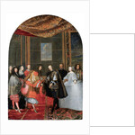 The Meeting Between Kings Philip IV and Louis XIV on Pheasant Island by Adam Frans van der Meulen