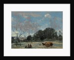 La Rentree des Foins a Marcoussis, 1870-74 by Jean Baptiste Camille Corot