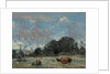 La Rentree des Foins a Marcoussis, 1870-74 by Jean Baptiste Camille Corot