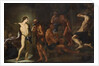 Apollo in the forge of Vulcan by Andrea (circle of) Sacchi