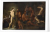 Apollo in the forge of Vulcan by Andrea (circle of) Sacchi