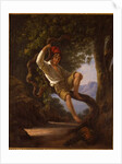 A Young Boy Climbing a Tree, 1820s by Franz Ludwig Catel
