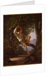 A Young Boy Climbing a Tree, 1820s by Franz Ludwig Catel