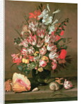 Tulips, Lilies, Irises and Roses by Anthony I Claesz