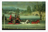 A Royal Mail Coach on a flooded road by James Pollard