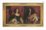 Double portrait of King Charles II and Catherine of Braganza, c.1665 ( by English School
