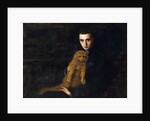 Portrait of Erte with Misha, c. 1915 by Mary Eristoff-Kazak