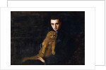 Portrait of Erte with Misha, c. 1915 by Mary Eristoff-Kazak