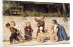Kindergespann, 1868 by Albert Anker