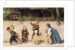 Kindergespann, 1868 by Albert Anker