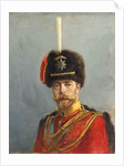 Study for a Portrait of Emperor Nicholas II, Chief of the Guard Hussar Regiment, c.1908 by Alexander Vladimirovich Makovsky