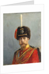 Study for a Portrait of Emperor Nicholas II, Chief of the Guard Hussar Regiment, c.1908 by Alexander Vladimirovich Makovsky
