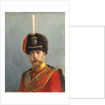 Study for a Portrait of Emperor Nicholas II, Chief of the Guard Hussar Regiment, c.1908 by Alexander Vladimirovich Makovsky