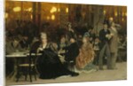 A Parisian Cafe, 1875 by Ilya Efimovich Repin