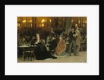 A Parisian Cafe, 1875 by Ilya Efimovich Repin