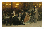 A Parisian Cafe, 1875 by Ilya Efimovich Repin