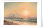 Watching Ships at Sunset by Ivan Konstantinovich Aivazovsky