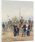A Group of Officers and Soldiers from the Life Guard Lancer Regiments of His and Her Majesties, 1873 by Petr Balashov