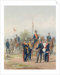 A Group of Officers and Soldiers from the Life Guard Lancer Regiments of His and Her Majesties, 1873 by Petr Balashov