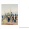 A Group of Officers and Soldiers from the Life Guard Lancer Regiments of His and Her Majesties, 1873 by Petr Balashov