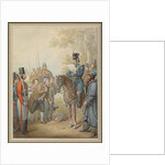 Russian Cossacks and a Supplicant by Georg Emanuel Opitz
