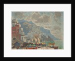 View of Amalfi in the Morning Light, by Konstantin Ivanovich Gorbatov