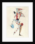 Costume design for a Harlequin by Sergei Vasil'evich Chekhonin