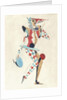 Costume design for a Harlequin by Sergei Vasil'evich Chekhonin