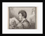Self-portrait as a Young Man with Skull, by Alexander (1777-1832) Orlowski