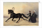 Emperor Nicholas I on a Winter Outing, 1853 by Nikolai Egorevich Sverchkov