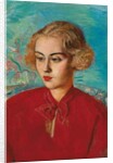 Woman in Red, 1936 by Boris Dmitrievich Grigoriev