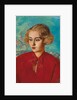 Woman in Red, 1936 by Boris Dmitrievich Grigoriev