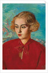 Woman in Red, 1936 by Boris Dmitrievich Grigoriev