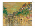 Rue Royale, Paris, by Konstantin Alekseevich Korovin