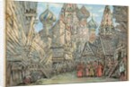 Set design for Act I of the opera 'Khovanshchina', by Konstantin Alekseevich Korovin