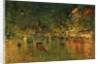 Place de la Republique, Paris by Konstantin Alekseevich Korovin