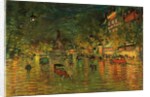 Place de la Republique, Paris by Konstantin Alekseevich Korovin