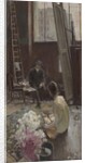 In the Artist's Studio by Konstantin Alekseevich Korovin
