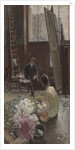 In the Artist's Studio by Konstantin Alekseevich Korovin
