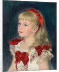 Mademoiselle Grimprel with a Red Ribbon, 1880 by Pierre Auguste Renoir