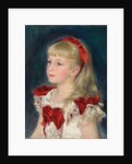 Mademoiselle Grimprel with a Red Ribbon, 1880 by Pierre Auguste Renoir