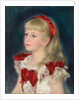 Mademoiselle Grimprel with a Red Ribbon, 1880 by Pierre Auguste Renoir