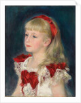 Mademoiselle Grimprel with a Red Ribbon, 1880 by Pierre Auguste Renoir