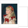 Mademoiselle Grimprel with a Red Ribbon, 1880 by Pierre Auguste Renoir