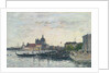 Venice, the Mole at the Entrance to the Grand Canal and the Salute, Evening, 1895 by Eugene Louis Boudin