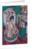 Two Nudes in a Shallow Tub, c. 1912/1913-1920 by Ernst Ludwig Kirchner