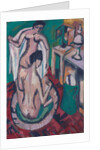 Two Nudes in a Shallow Tub, c. 1912/1913-1920 by Ernst Ludwig Kirchner